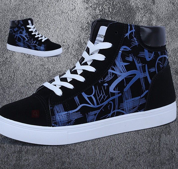 Sarah Express Graphic Print High Top Sneakers