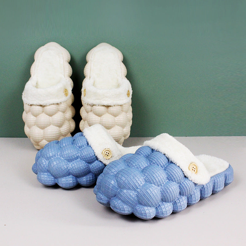 Sarah Express Plush Bubble Home Slippers