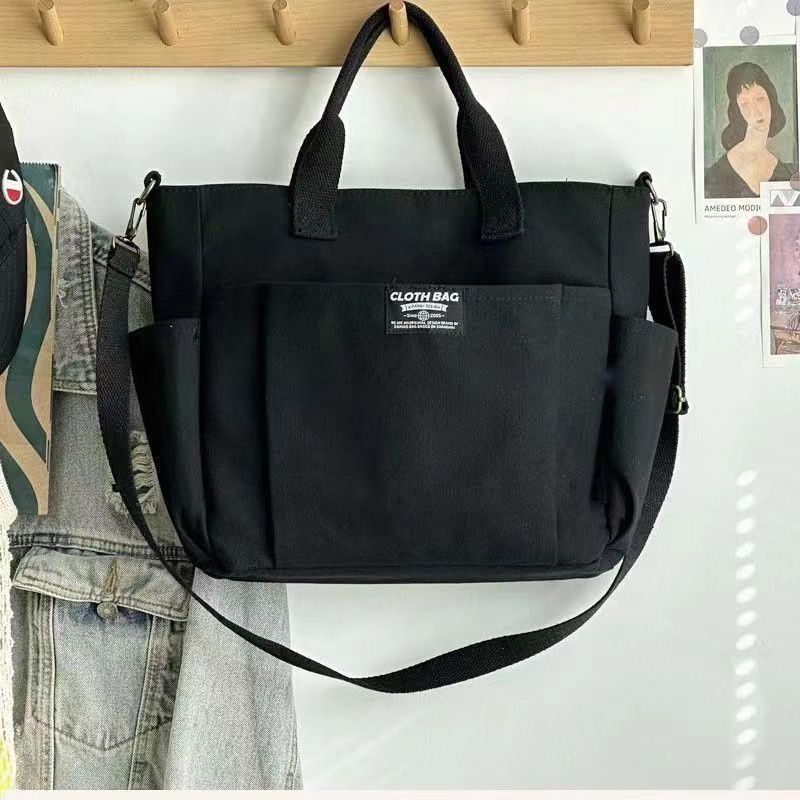 Sarah Express Large Capacity Canvas Commuter Shoulder Bag
