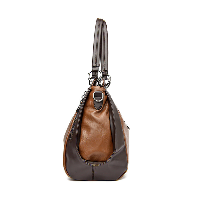 Sarah Express Urban Minimalist Soft Leather Tote Bag
