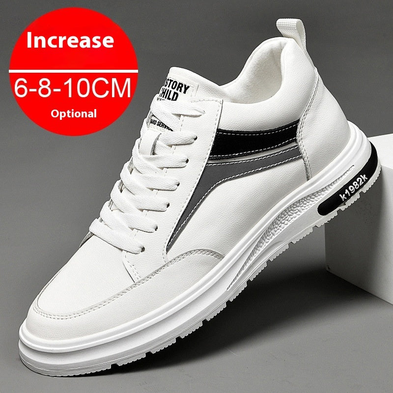 Sarah Express Men's Casual Height Increasing Lace-Up Sneakers