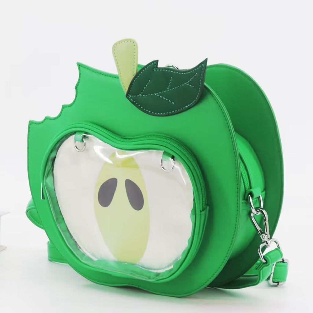 Sarah Express Apple-Themed Mini Crossbody Shoulder Bag