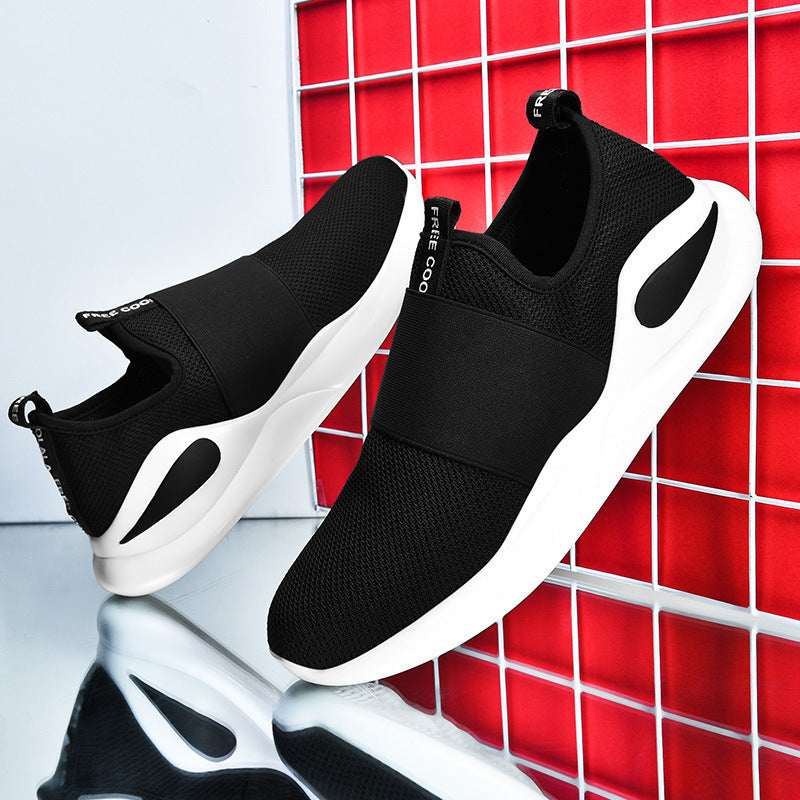 Sarah Express Men's Mesh Slip-On Casual Sneakers