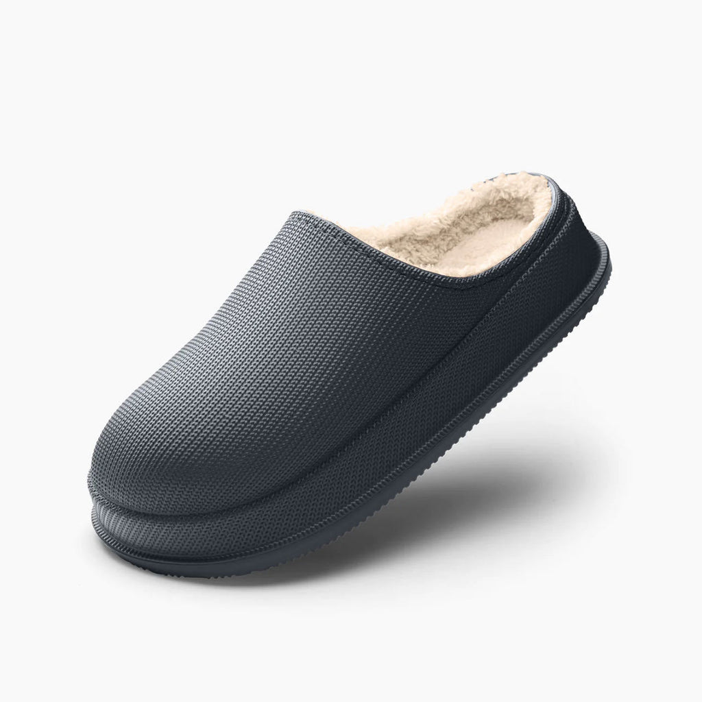 Sarah Express Waterproof EVA Warm Indoor Home Slippers Dark Gray