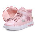 Sarah Express Kids' Velcro Star Pattern Sneakers Pink