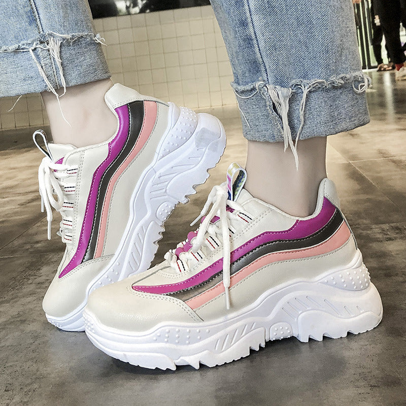 Sarah Express Thick Soled Student Dad Sneakers