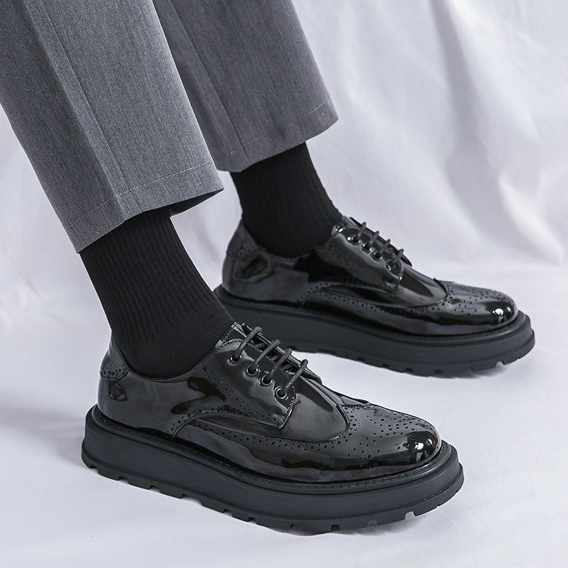 Sarah Express Men's Glossy Tassel Loafers
