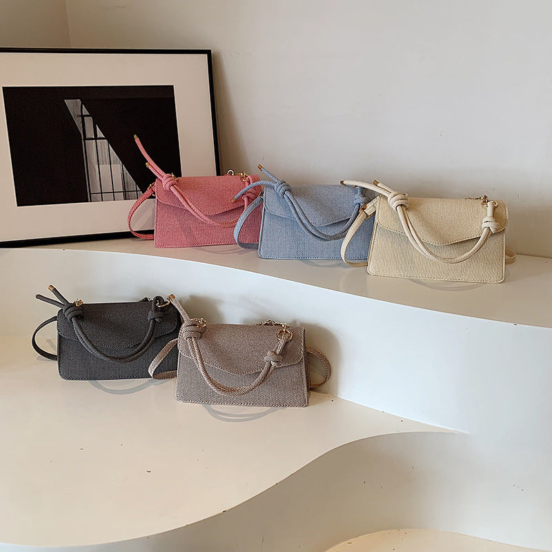 Sarah Express Korean-Style Square Flap Crossbody Bag