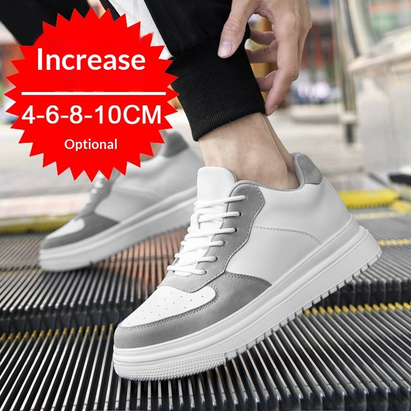 Sarah Express Men's Height-Increasing Casual Lace-Up Sneakers