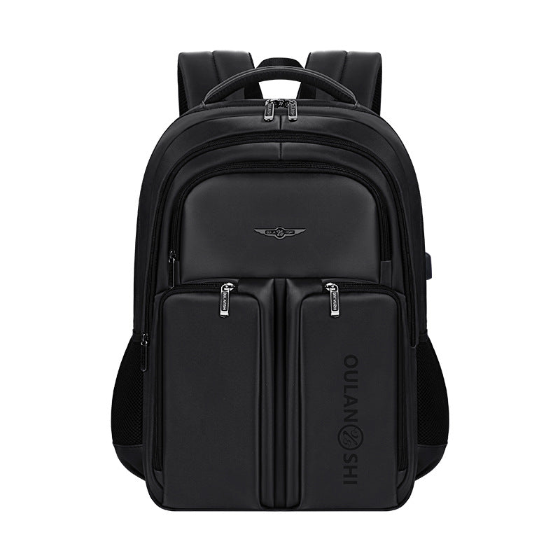Sarah Express Large Capacity Double Layer Travel Backpack Black BB1020