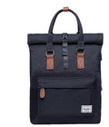Sarah Express Casual Roll-Top Everyday Commuter Backpack Black