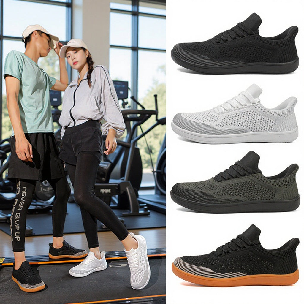 Sarah Express Unisex Wide-Toe Breathable Athletic Sneakers