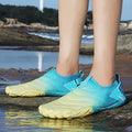 Sarah Express Unisex Breathable Lightweight Water Shoes Blue And Yellow