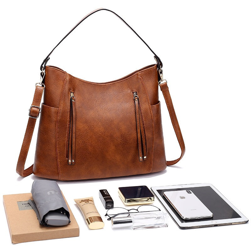 Sarah Express Vintage Style Large Capacity Shoulder Bag