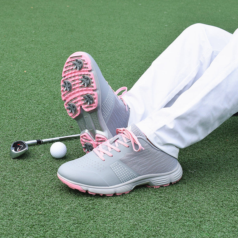 Sarah Express Women's Waterproof Microfiber Golf Sneakers