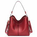 Sarah Express Structured Retro Hobo Shoulder Bag Red