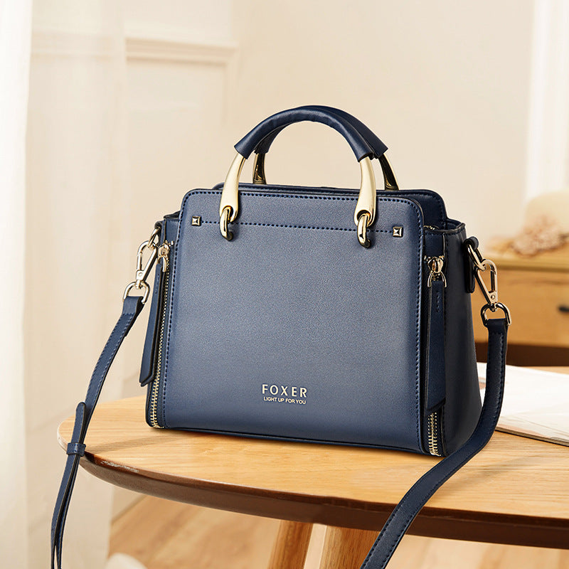 Sarah Express Retro Contrast Color Small Handbag