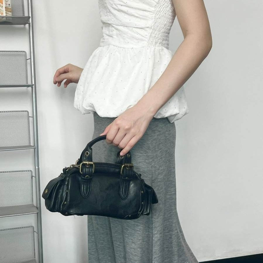 Sarah Express Patchwork Polyester Crossbody Shoulder Bag