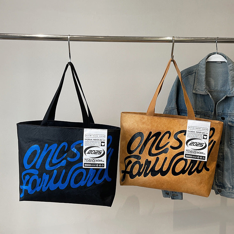 Sarah Express Waterproof Kraft Paper Tote Bag
