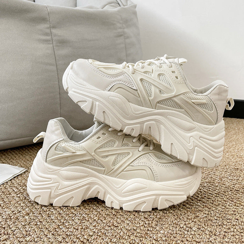 Sarah Express Women's Breathable Platform Dad Sneakers