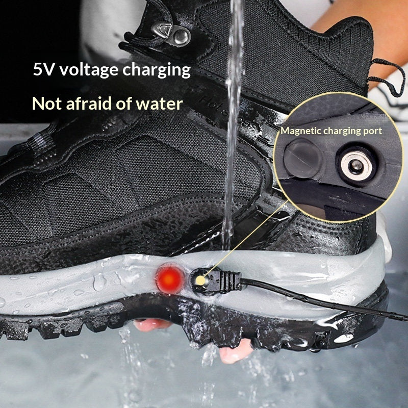 Sarah Express Electric Heated Thermal Winter Cotton Slippers