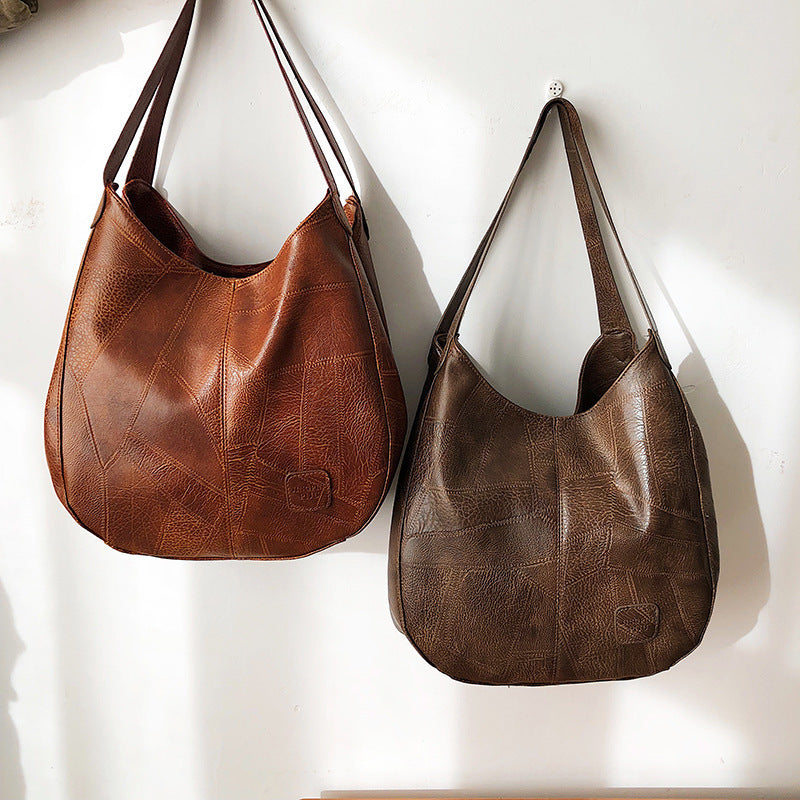 Sarah Express Soft PU Leather Bucket Shoulder Bag