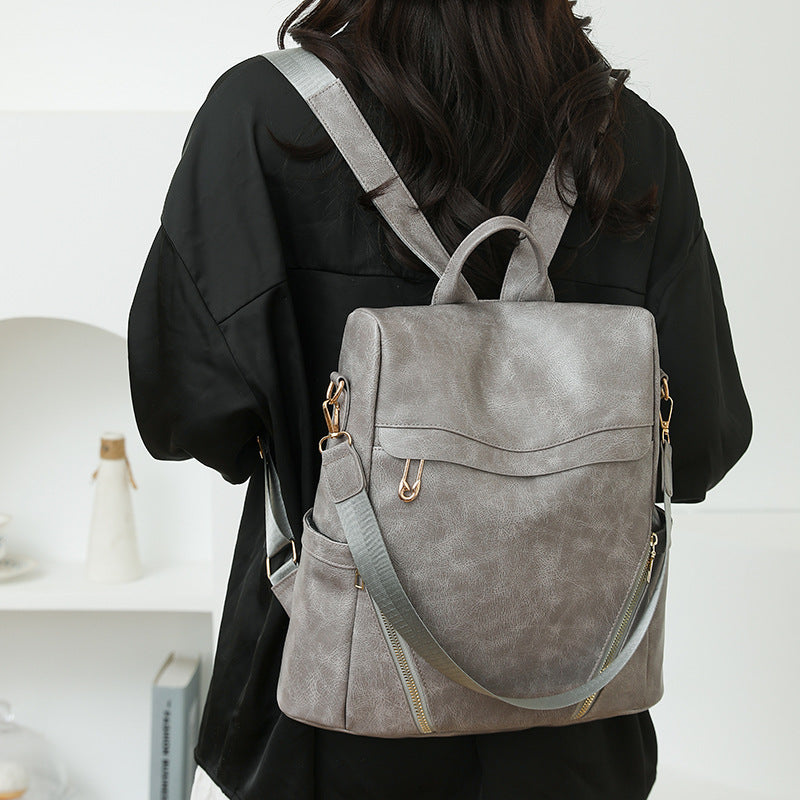 Sarah Express Soft PU Leather Multi-Pocket Shoulder Bag