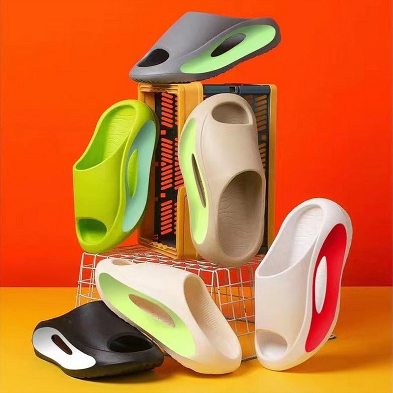 Sarah Express Unisex Peep Toe EVA Beach Slides