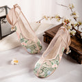 Sarah Express Embroidered Mesh Flat Loafers White