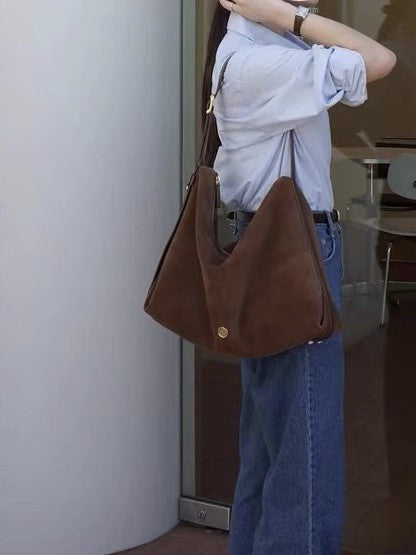 Sarah Express Matte Retro Commuter Tote Shoulder Bag