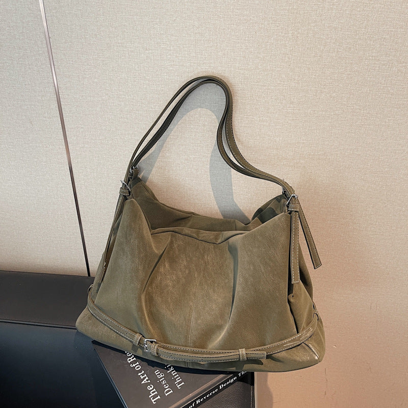 Sarah Express Minimalist Faux Leather Shoulder Messenger Bag
