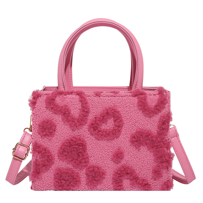 Sarah Express Plush Minimalist Crossbody Handbag
