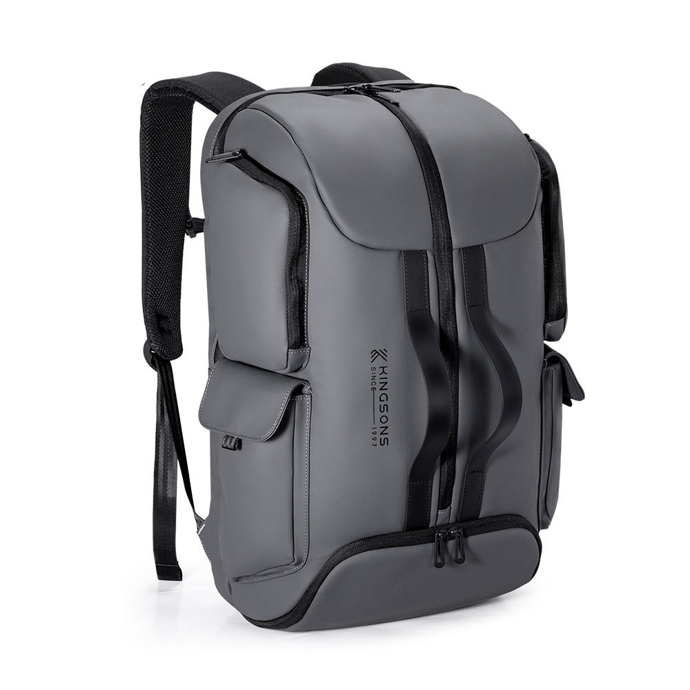 Sarah Express Modern Business Laptop Backpack Dark Gray