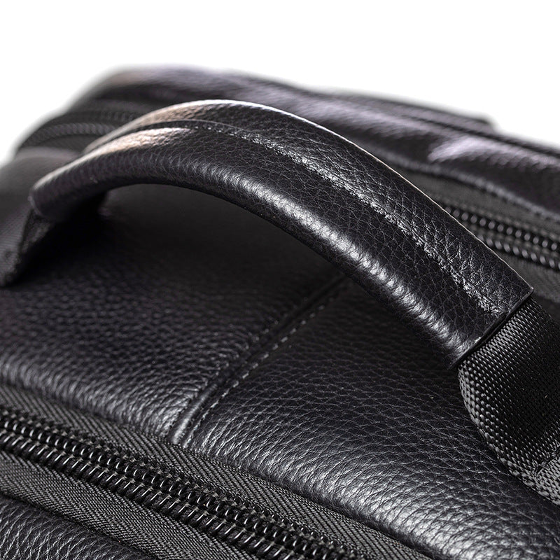 Sarah Express Genuine Leather Men's Travel Backpack
