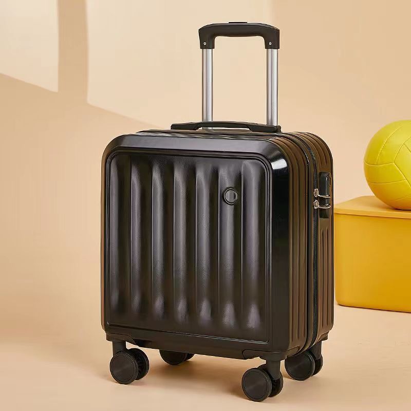 Sarah Express 18 Inch Mini Boarding Trolley Case Black 18 Inch