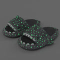 Sarah Express Shark Slippers Glow House Slippers Far Mountain grey sky