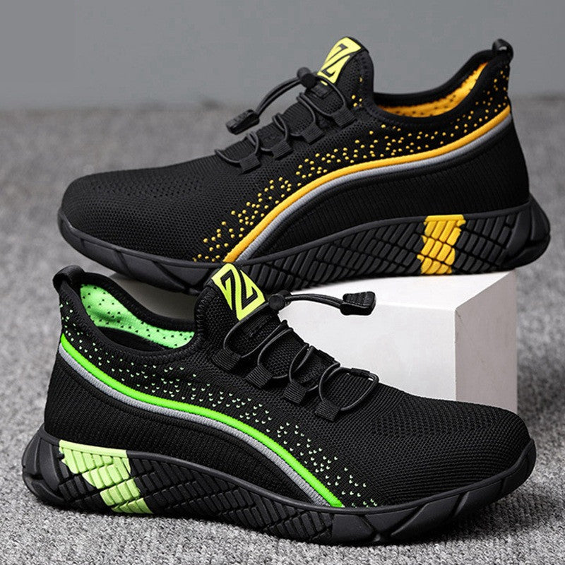 Sarah Express Breathable Low-Cut Flying Woven Safety Shoes