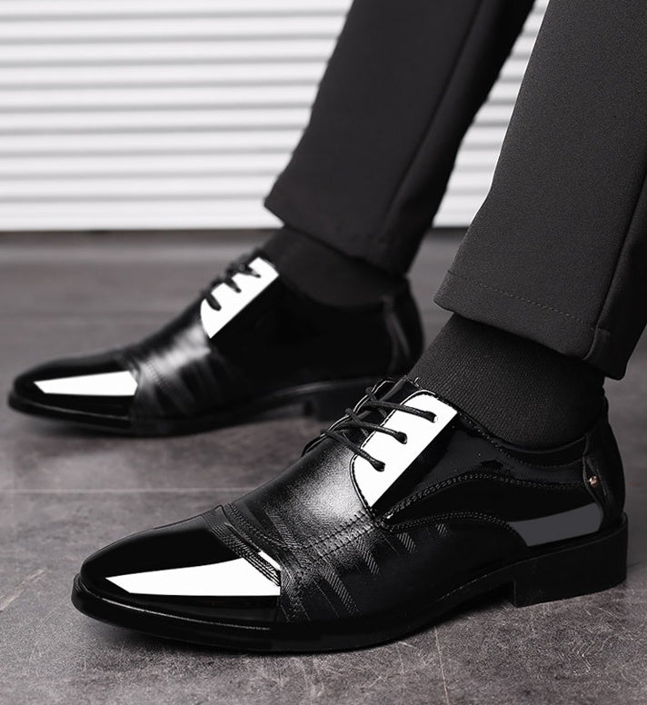 Men's Pointed Toe Business Dress Shoes – pointed toe detail alternate view 10