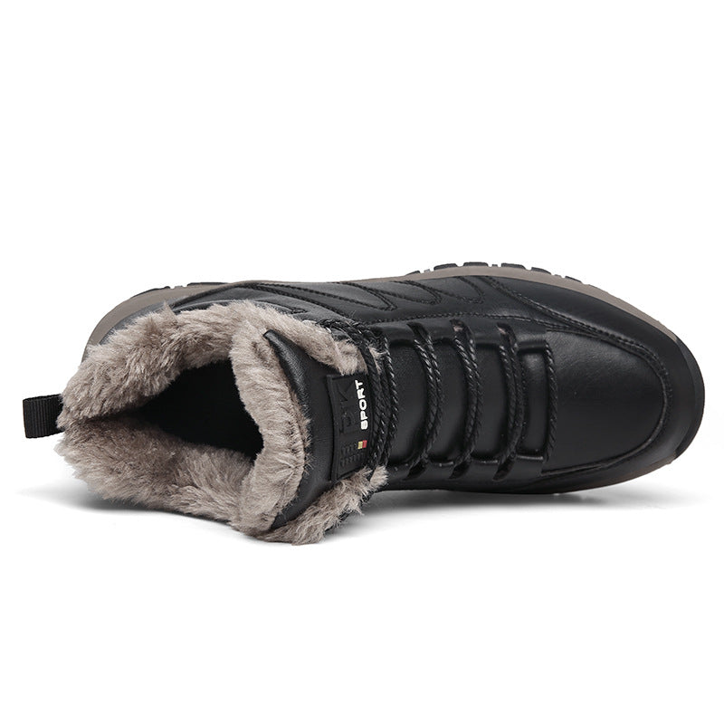 Sarah Express Men's Warm Plush Lined Winter Boots