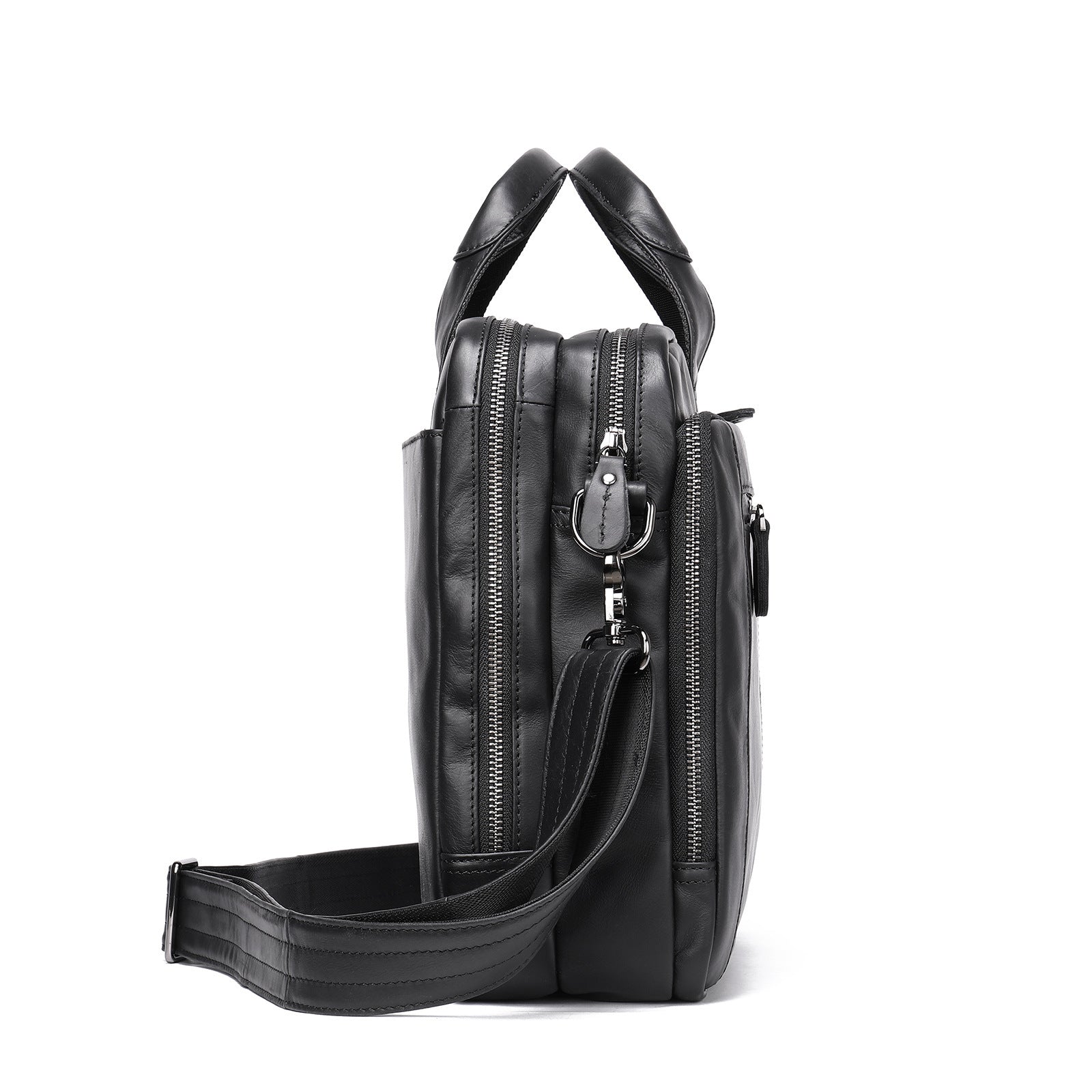 Sarah Express Retro Genuine Leather Business Briefcase
