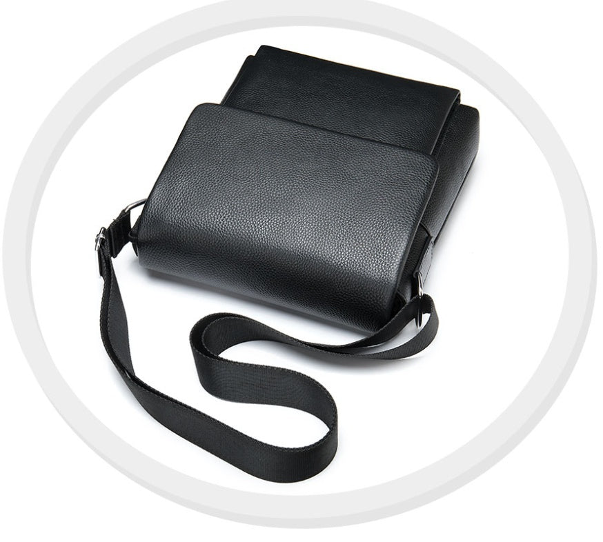 Sarah Express Structured Cowhide Leather Shoulder Bag