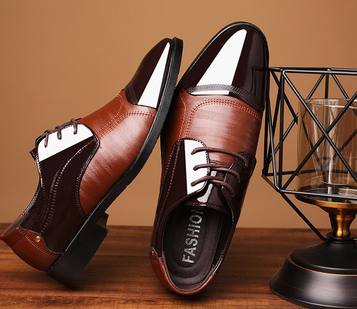 Men's Pointed Toe Business Dress Shoes – pointed toe detail alternate view 6