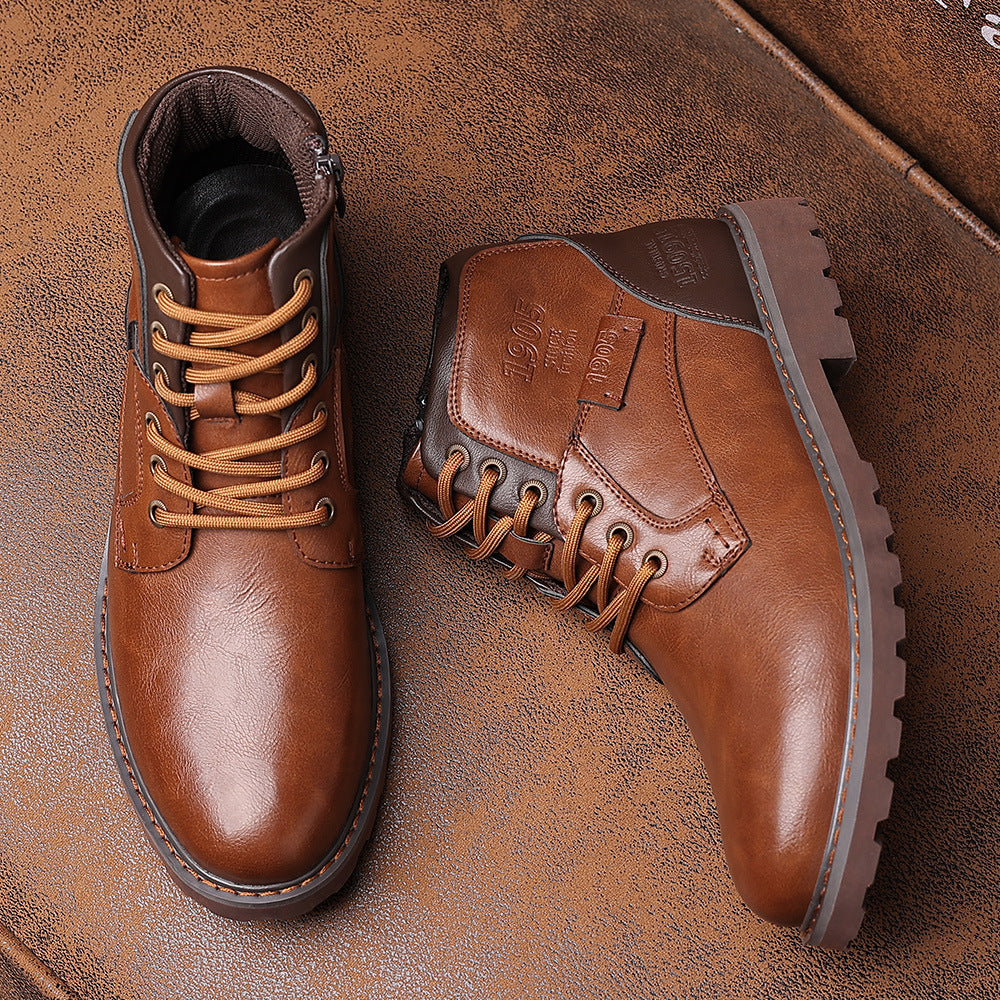 Sarah Express Men's Mid-Calf Daily Motorcycle Boots