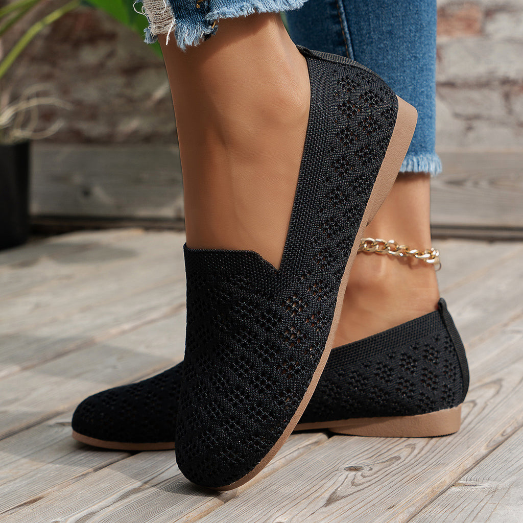 Sarah Express Breathable Suede Slip-On Casual Loafers