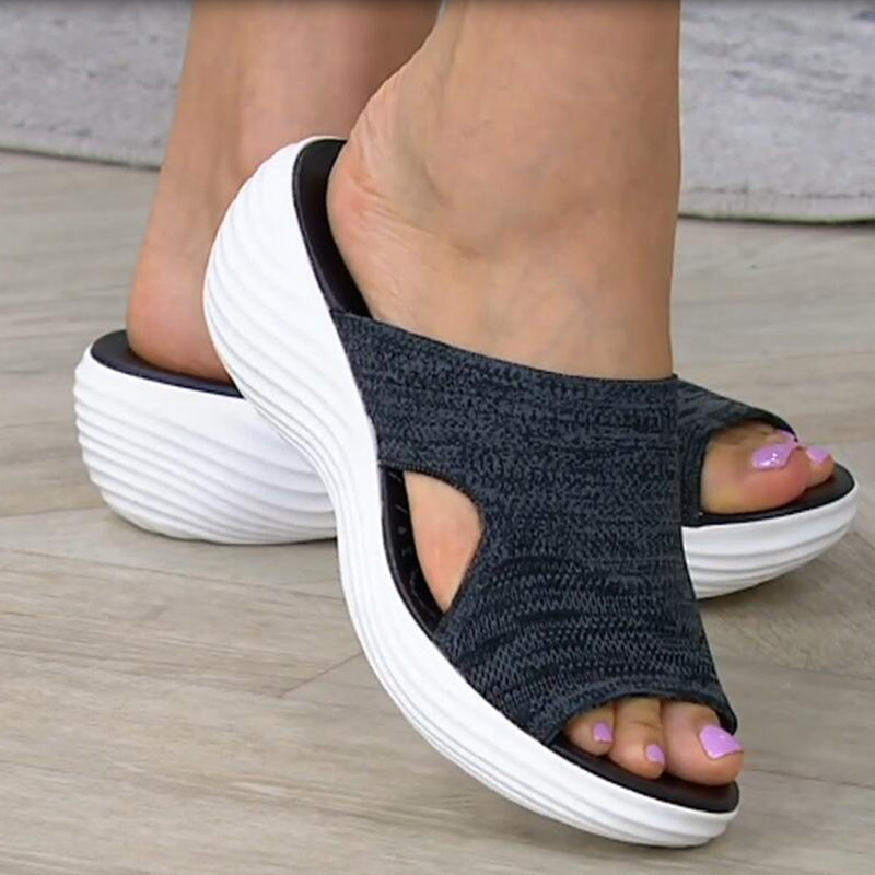 Sarah Express Lightweight Mesh Slip-On Beach Sandals