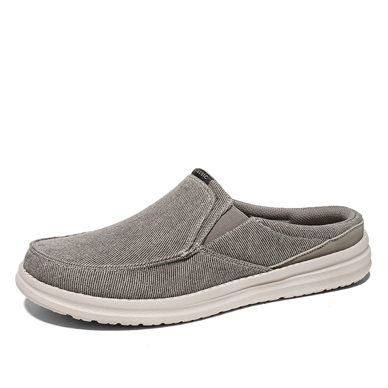 Men's Casual Canvas Slip-On Mules – product detail alternate view 4