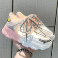 Sarah Express Gradient Rainbow Platform Sneakers for Women Pink