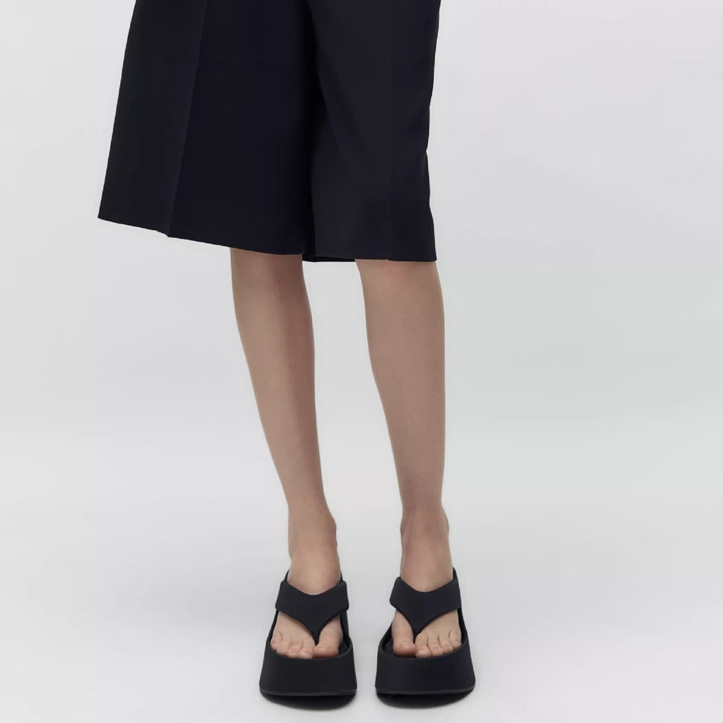 Sarah Express Satin Open-Toe Platform Heels