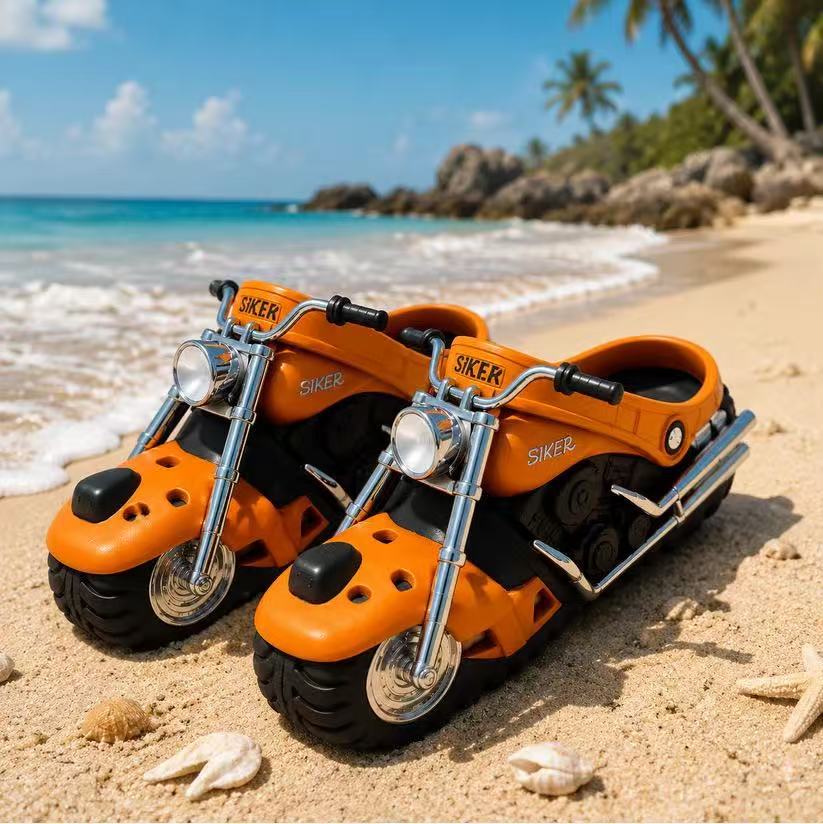 Sarah Express Motorcycle Shaped Casual Beach Sandals Beach Shoes