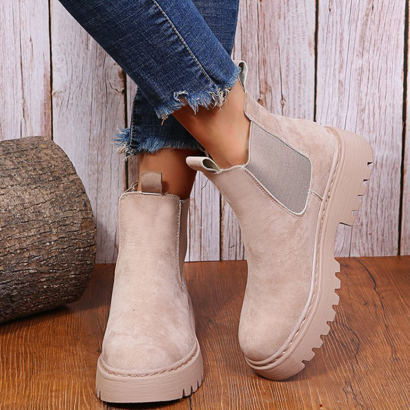Sarah Express Chunky Platform Ankle Boots